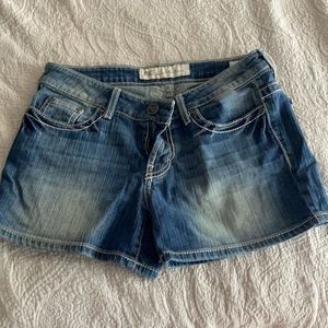 Denim jean shorts